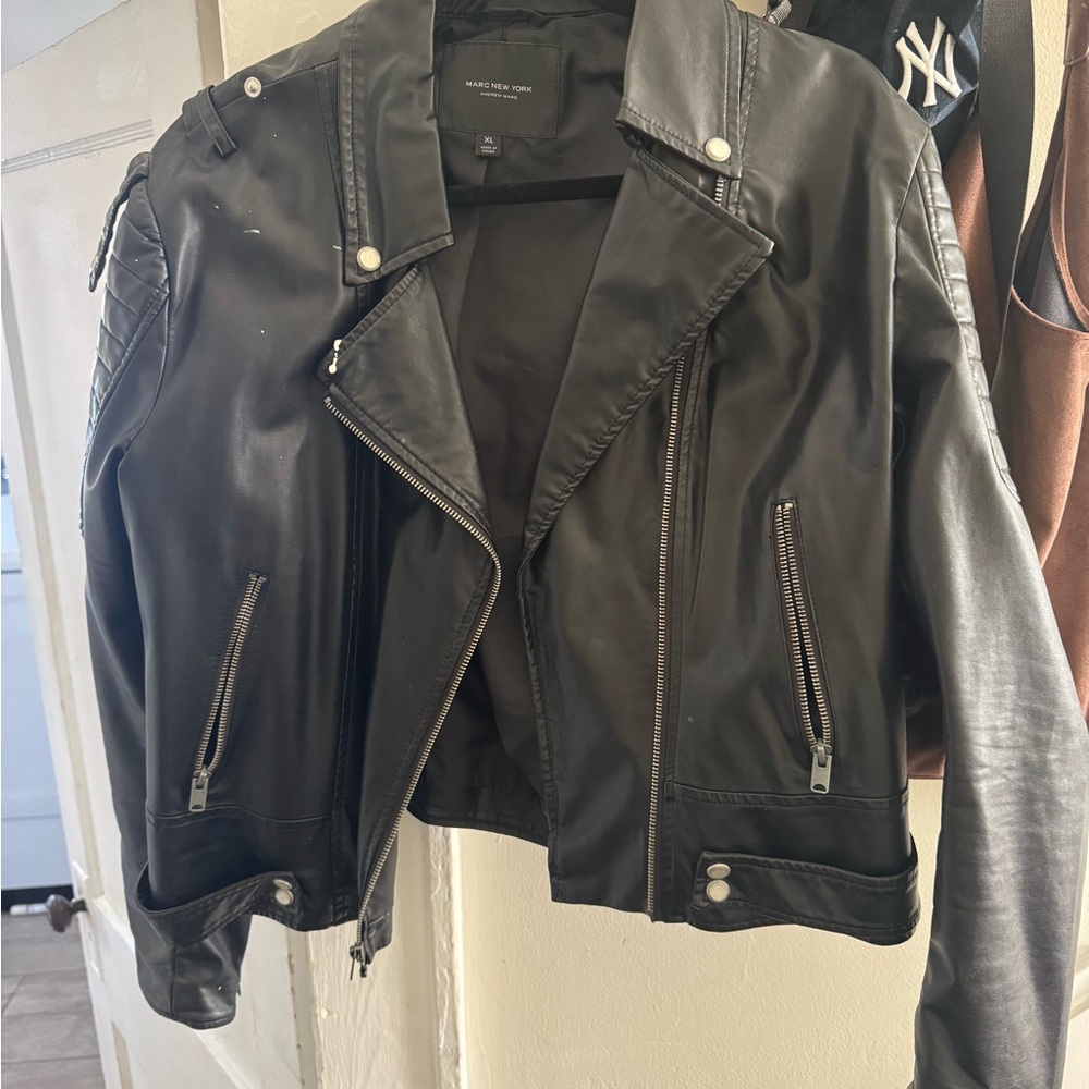 Marc New York Black Leather Jacket